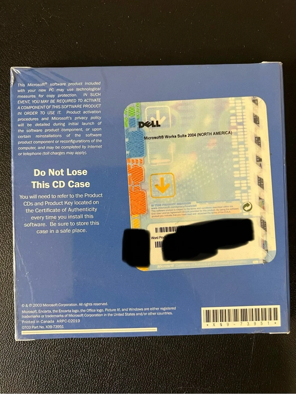 Microsoft: Works Suite 2004 (CD-ROM) With Product Key New Sealed